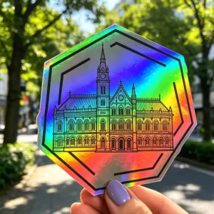 Die-Cut Waterproof Cartoon Holographic Vinyl Stickers Manufacturers