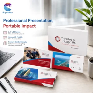 Digital 2.4 Inch HD LCD Screen 108*60*9.5mm Video Brochure Business Card