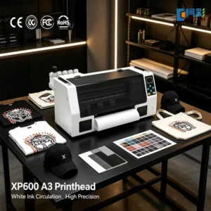 Digital A3 DTF Printer for PET Film Transfer Printing on Shirts Hoodies Hats Shoes