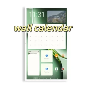 Digital Calendar Compact Digital Signage Interactive Board Personal Work Planner