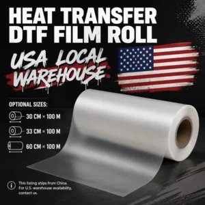 Digital DTF Film Roll A3 33 cm, High Density, Easy Peel, for All Inkjet Printers