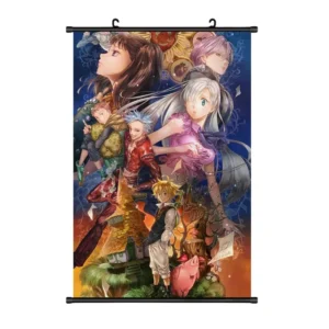 Digital Printing Anime Hanging Picture Wall Scroll Poster Home Decoration