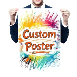 Digital Printing Waterproof UV-Resistant Outdoor Advertising Wall Art Poster A0-A4 with Custom Logo