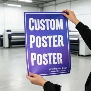 Direct Factory Custom Digital Printing Cardboard Poster for Business Promotion