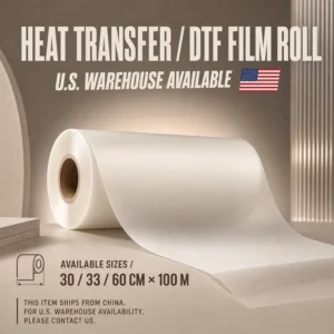 Direct Factory DTF Transfer Film Roll 30cm x 100m High Density Easy Peel PET Roll for DTF Printing Machine