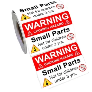 Direct Factory Supply Custom Care Labels Direct Thermal Adhesive Shipping and Warning Labels