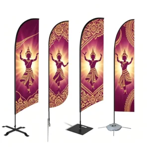Direct Price Large Marketing Feather Flags Promotional Banners Outdoor