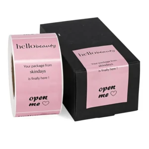 Direct Sales Manufacturer Airplane Boxes with Easy-Tear Seals Matte-Coated Paper Rectangular Colorful Self-Adhesive Labels
