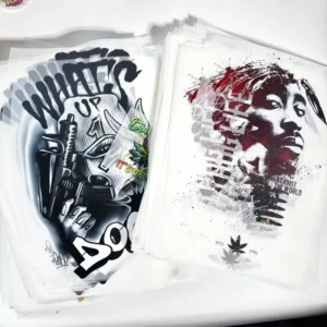Direct-to-Film DTF Sticker Heat Transfer for Clothing