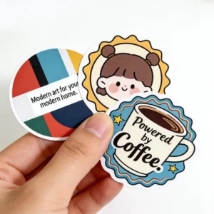 Dishwasher-Safe Custom Waterproof Vinyl Stickers for Smooth, Clean, Dry Surfaces