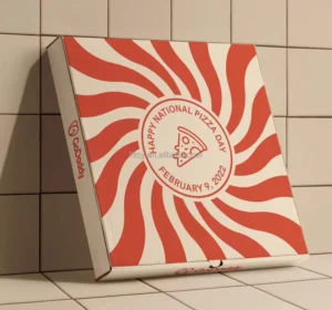 Disposable Paper Pizza Box Custom Logo Printing 10 12 14 16 Inch