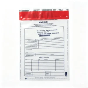 Disposable Tamper Evident Evidence Bag QR Code Traceable Anti Tear Security Envelope Fast Delivery