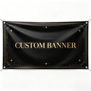 Double-Coated PVC Flex Vinyl Banner for Glass Factory Safety Sign
