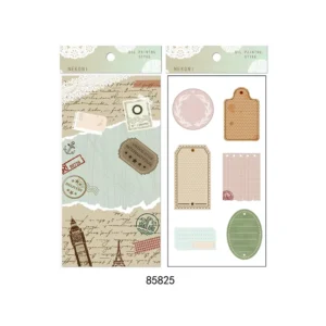 Double Scrapbook Stickers Personalized Aesthetic Decal Paper