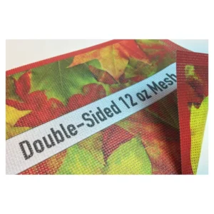 Double-Sided 12 oz Printed Mesh Banner Full Roll 12×12