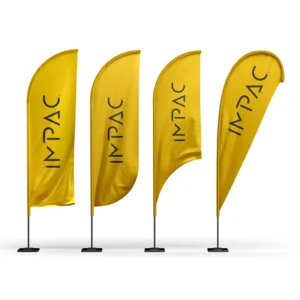 Double Sided Custom Printed Advertising Feather Flag Set Barber Shop Beach Teardrop Flag Aluminium Pole Base Flags