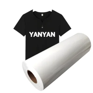 Double Sided Heat Transfer DTF Film Roll 30cm/60cm PET 75um Thickness Low Temperature for Clothing