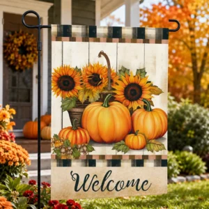 Double-Sided Outdoor Garden Flags, Polyester, 30 x 45 cm, Seasonal Decor for Home and Patio