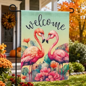 Double-Sided Polyester Garden Flags and Outdoor Yard Banners 30x45cm for Seasonal Decor