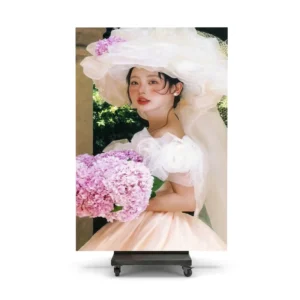 Double-Sided Portable LED Poster Display Trifold Design with Flight Case P1.86 P2 P2.5 Screen for Event Rental