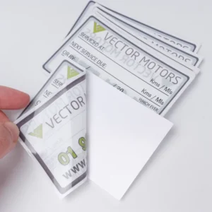 Double Sides Glass Window Stickers Custom Vinyl PVC Static Cling Removable Car Window Decal Sticker