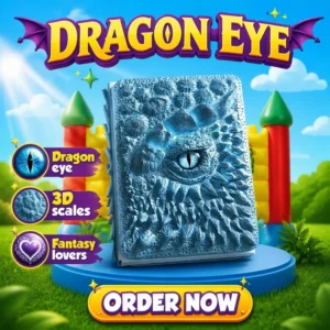 Dragon 3D Embossed Resin A5 Hardcover Notebook for Game Players