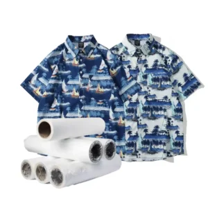 Dry Sublimation Transfer Paper, 33gsm, White, for Textile Fabric