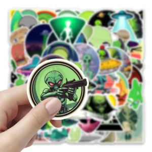 Durable Cartoon Vehicle Sticker with Irregular Figure for Kids Laptop Notebook Luggage Decoration Vinyl Car Stickers