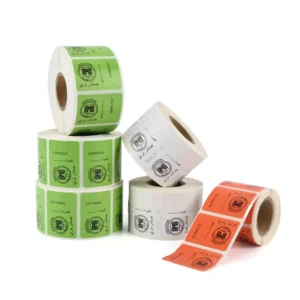 Durable Eco Friendly Waterproof Printed Coding Roll Labels for Shipping Product Tracking Commercial Packaging
