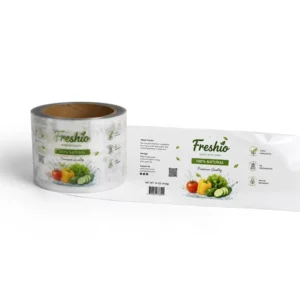 Durable Oil-Proof Holographic Adhesive Roll Labels for Body Care, Skincare, and Shampoo Bottles