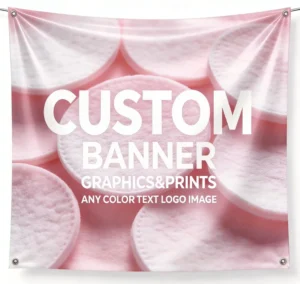 Durable PVC Hanging Banner UV Printing UV-Resistant Weatherproof Easy Assembly for Trade Shows