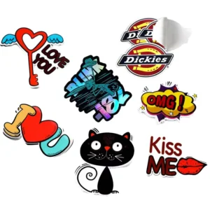 Durable Waterproof Die-Cut PVC Vinyl Stickers