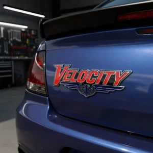 Durable Waterproof Magnetic Metal Car Sticker, Custom Printed, for Body, Window, Bonnet, or Side
