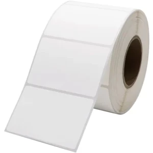Durable Waterproof Thermal Paper Custom Label Printer Automatic Cutting Barcode Labels for Supermarket Use 25mm Core Square