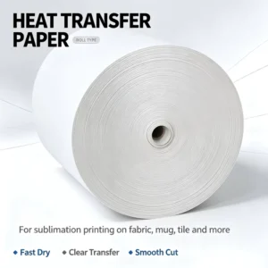 Dye Sublimation Thermal Transfer Paper Jumbo Roll for Heat Transfer and Inkjet Printing