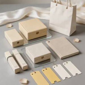 Eco-Friendly 120gsm/216gsm Three-Color Linen Stationery Fiber Paper for Shopping Bags and Gift Packaging