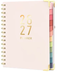 Eco Friendly 18 Month Academic Planner Journal A4 Size Weekly Monthly Calendar Daily Agenda Back