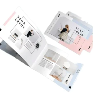 Eco-Friendly A4/A5 Art Paper Flyers, Perfect-Bound, Film-Laminated, Full-Color Offset Printing