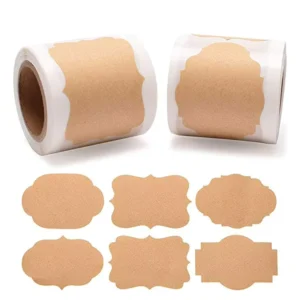 Eco Friendly Adhesive Stickers Custom Logo Printing Waterproof Stickers