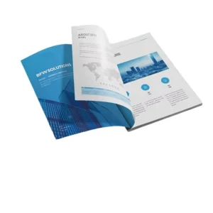 Eco-Friendly Art Paper Offset Printed Tourism Brochures, Booklets, Catalogues, and Flyers with UV/Gloss Finish