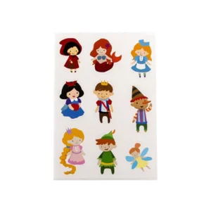 Eco-Friendly Cartoon Adhesive Stickers Decorative Labels for Kids and Home Decoration
