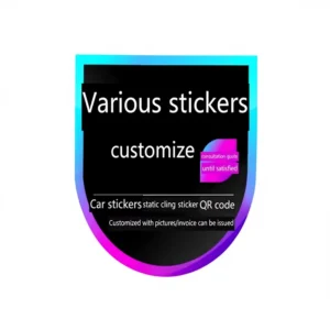 Eco-Friendly Cartoon PVC Stickers Long-Lasting Self-Sticking Vehicle Branding Business Promotion Stickers