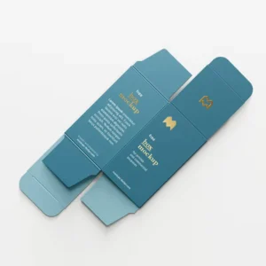 Eco-Friendly Custom Logo Fold Small Cosmetic Gift Packaging Paper Boxes Manufacturer