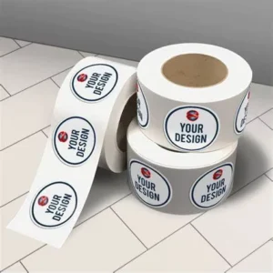 Eco-Friendly Custom Printed Waterproof Paper Logo Labels and Stickers, Strong Adhesive for Cosmetic, Food, and Bottle Packaging