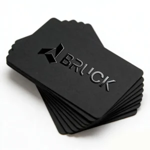 Eco Friendly Custom Rounded Corner Business Cards Printing Spot Uv Or Gold Foil Name Card