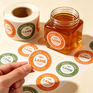 Eco-Friendly Durable Glossy Holographic Vinyl Adhesive Sticker UV Resistant Heat-Resistant Waterproof Oil-Proof