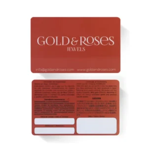 Eco-Friendly PVC Plastic Gift Cards with Custom Logo Printing, Matte or Glossy Surface, Embossed Finish