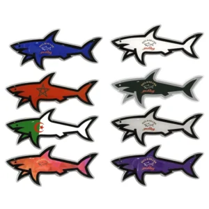 Eco-Friendly PVC Waterproof Cartoon UV-Printed Glossy Decorative Stickers with Matte Varnish