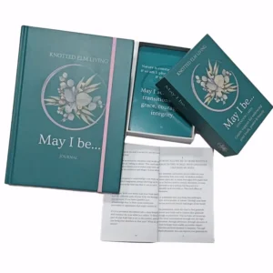 Eco Friendly Paper Material Customised Self Care Positive Affirmation Cards with Book