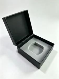 Eco-Friendly Recycled Recyclable Black Cardboard Cosmetic Gift Box